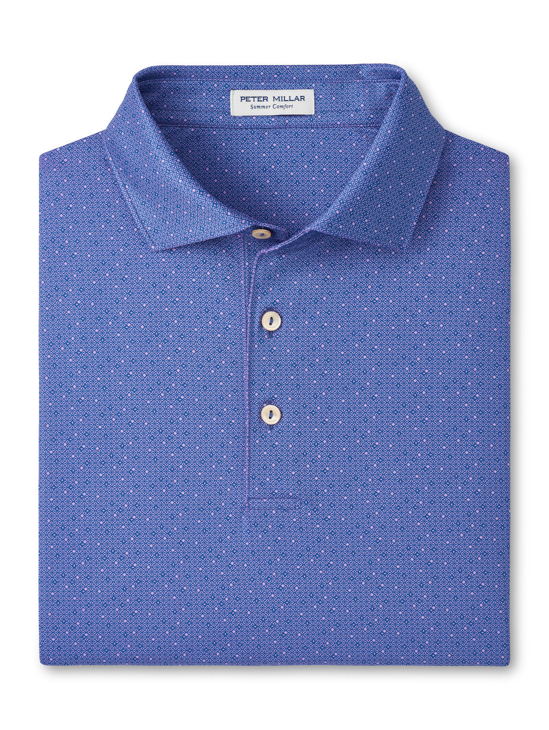 Peter Millar Dashwood Performance Jersey Polo: Windsor Blue
