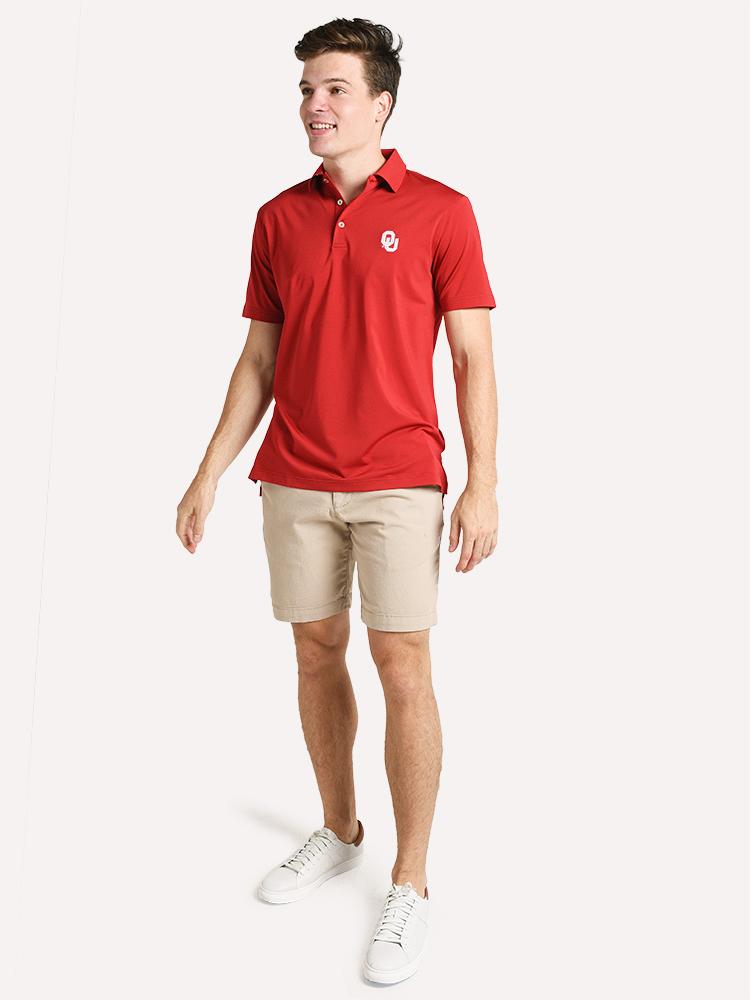 Peter Millar Men's Solid Stretch Jersey TCU Polo