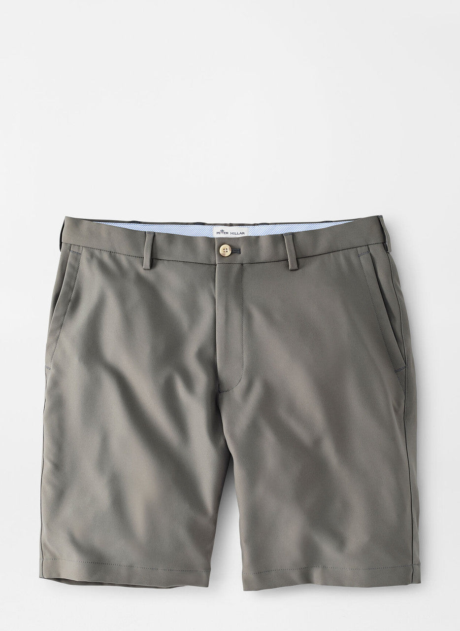 Peter Millar High Drape Performance Salem Short - Smoke