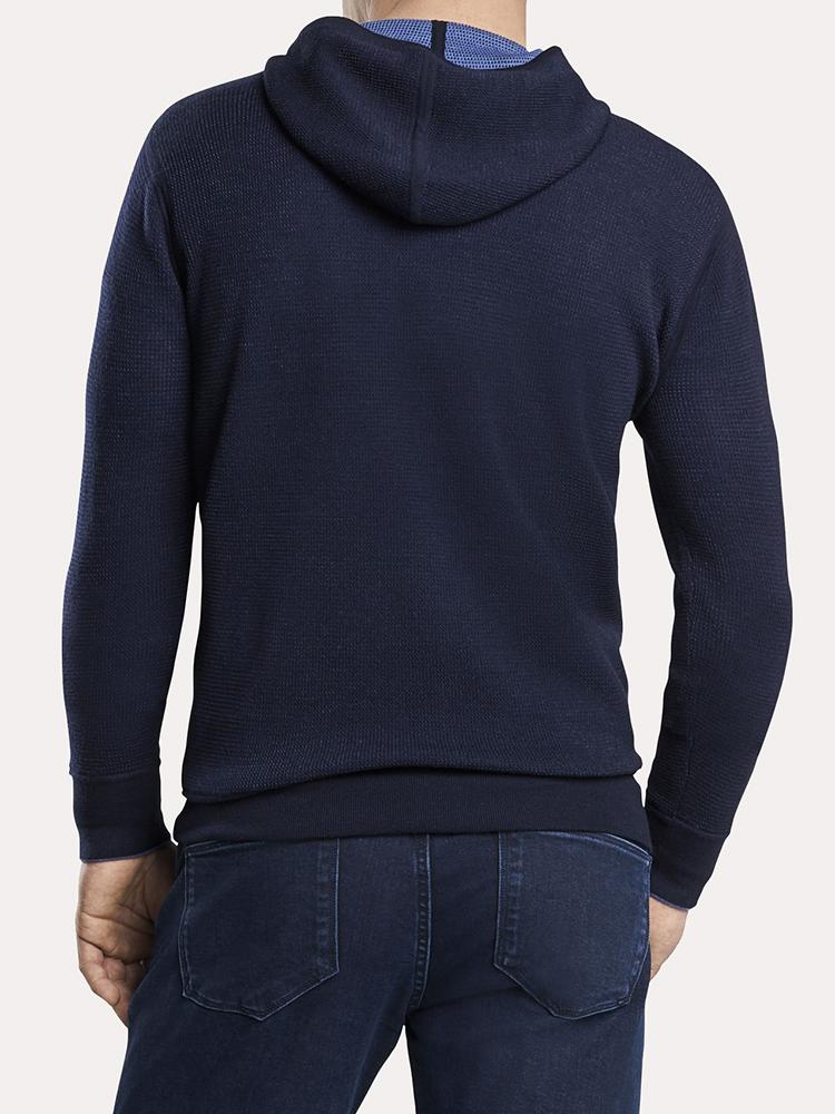 Peter Millar Mountainside Sierra Waffle-Stitch Hoodie