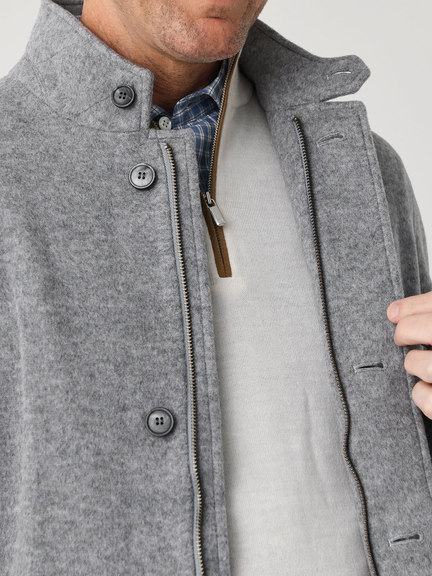 Peter Millar Crown Men's Flex Fleece Zip Blazer