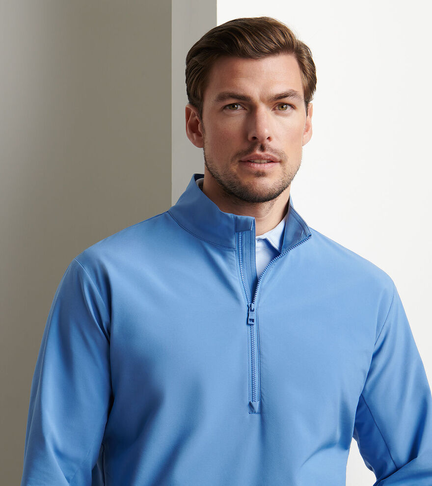 Peter Millar Dunes Half-Zip: Evening Tide