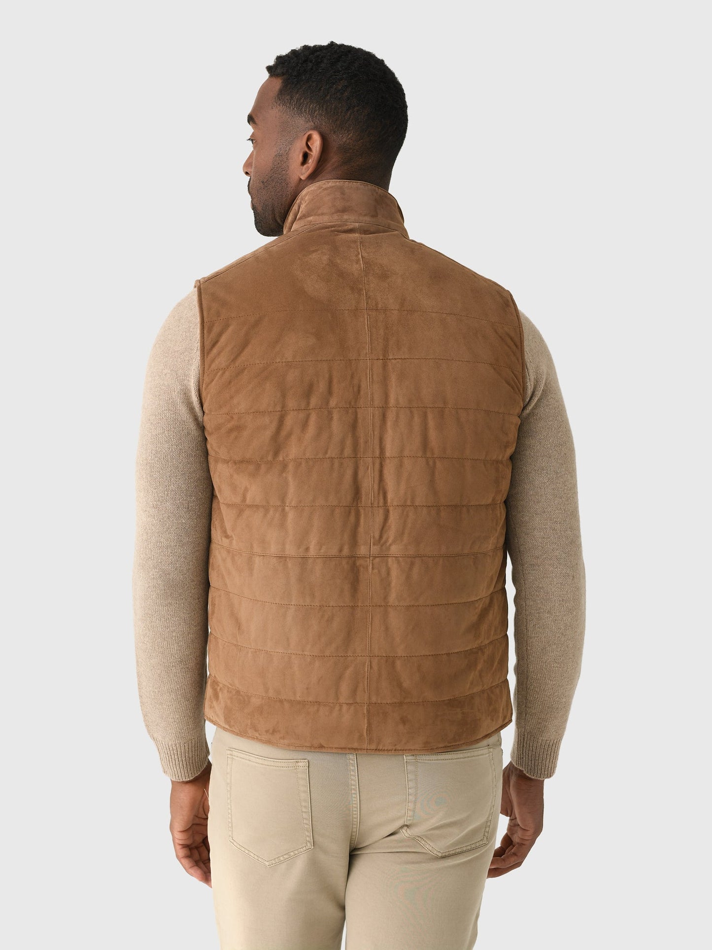 Peter Millar Crown Crafted Men's Featherweight Suede Vest
