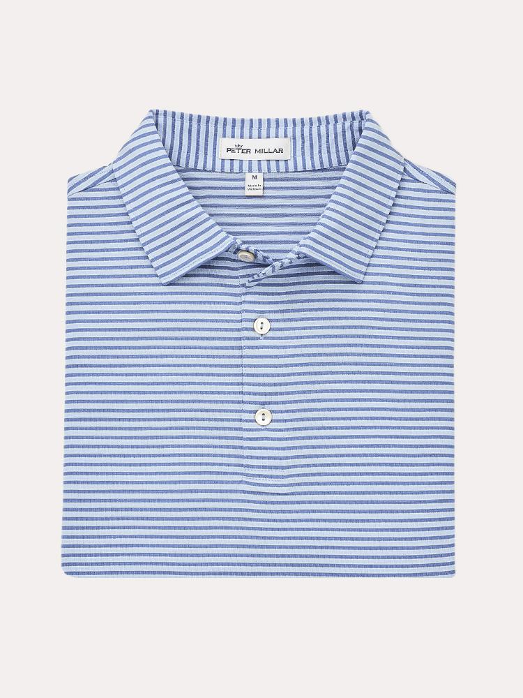 Peter Millar Men's Crown Ease Summit Park Stripe Polo