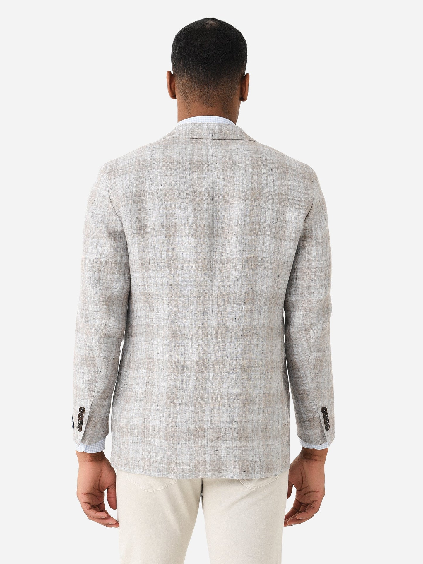 Peter Millar Crown Crafted Men's Bay Plaid Soft Jacket