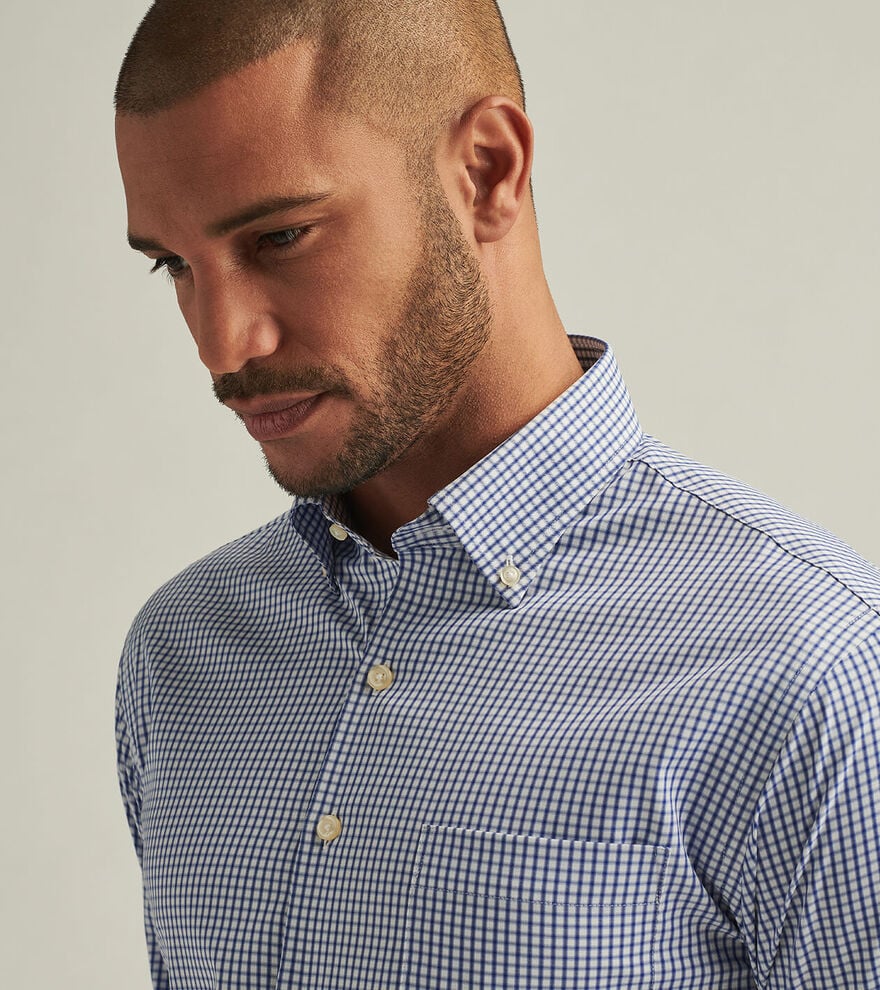 Peter Millar Derwent Performance Twill Sport Shirt: Sport Navy