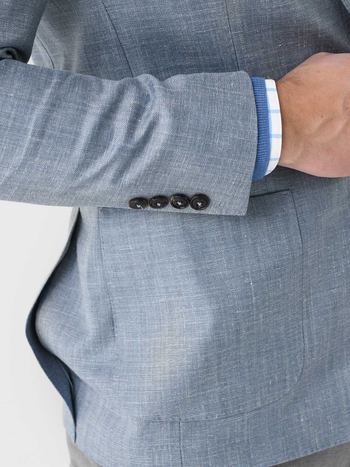 Peter Millar Crown Crafted Men's Gavin Herringbone Soft Jacket