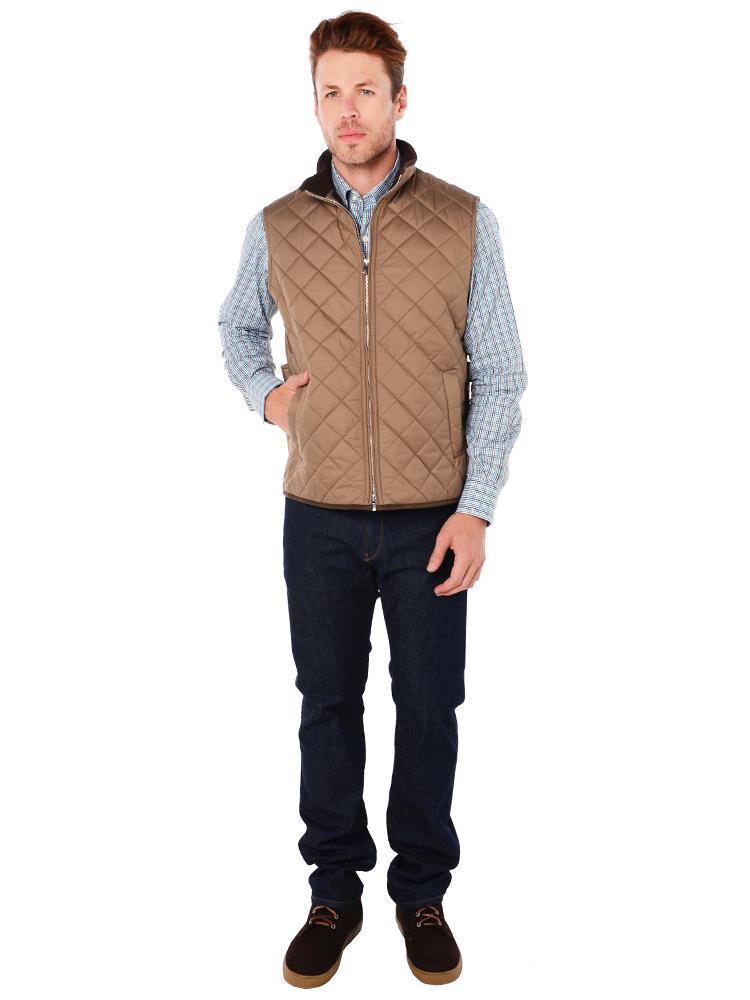 Peter Millar Men's Hudson Lightweight Quilted Vest