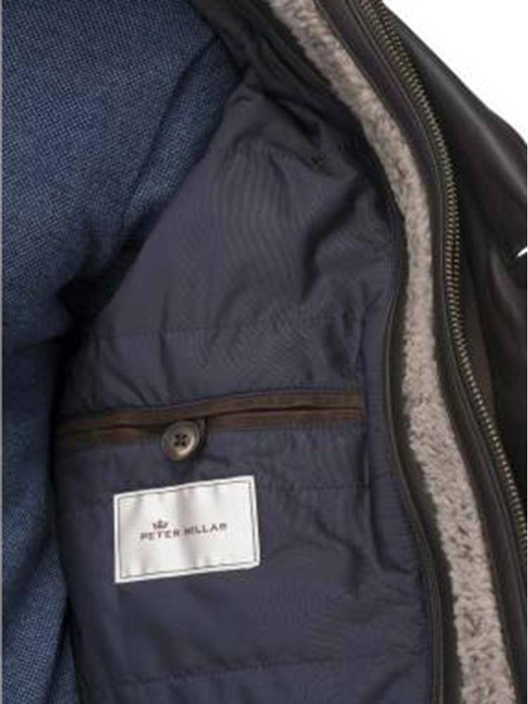 Peter Millar Men's Steamboat Shearling Coat