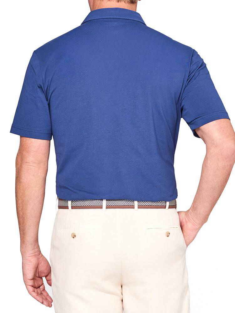 Peter Millar Men's Solid Seaside Wash Polo