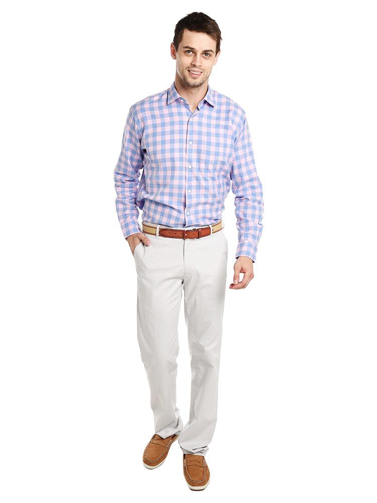 Peter Millar Men's Seaglass Gingham Sport Shirt