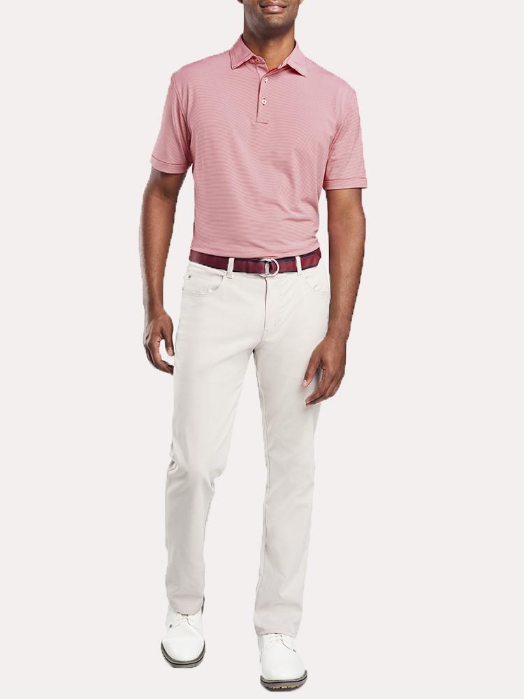 Peter Millar Men's Jubilee Stripe Stretch Jersey Polo