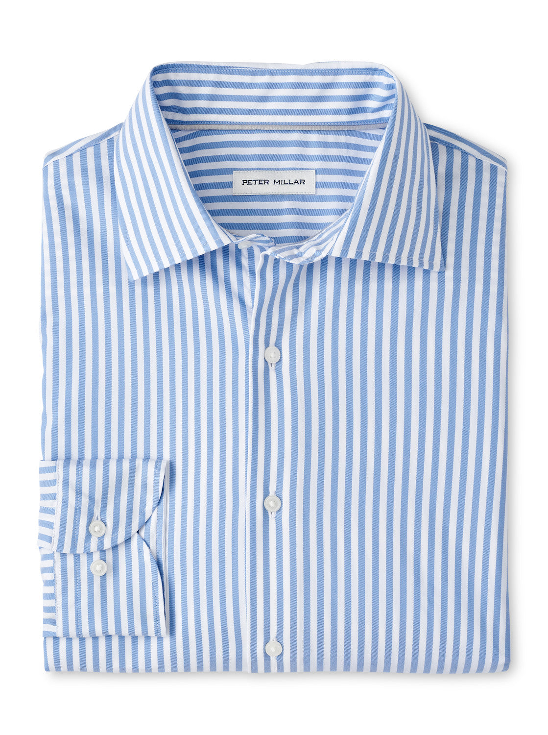  Peter Millar Cannon Crown Lite Cotton-Stretch Sport Shirt: Evening Tide