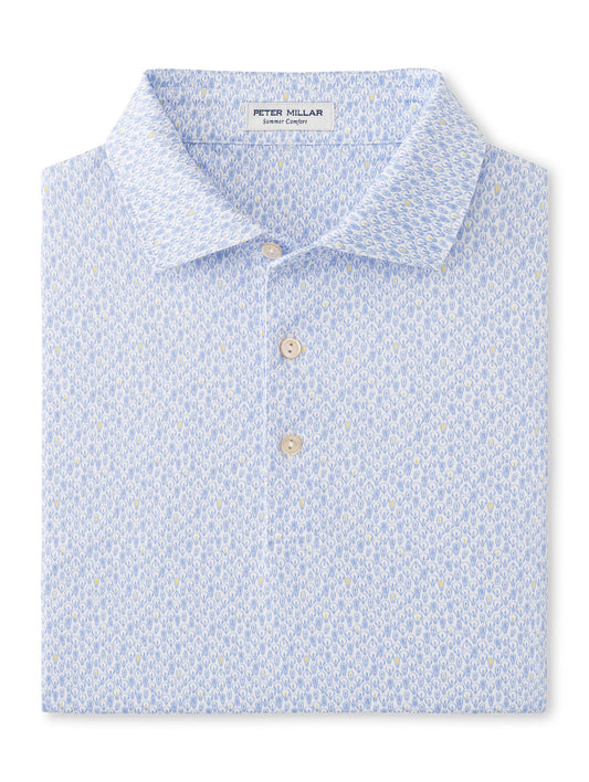  Peter Millar Bright Idea Performance Jersey Polo: White