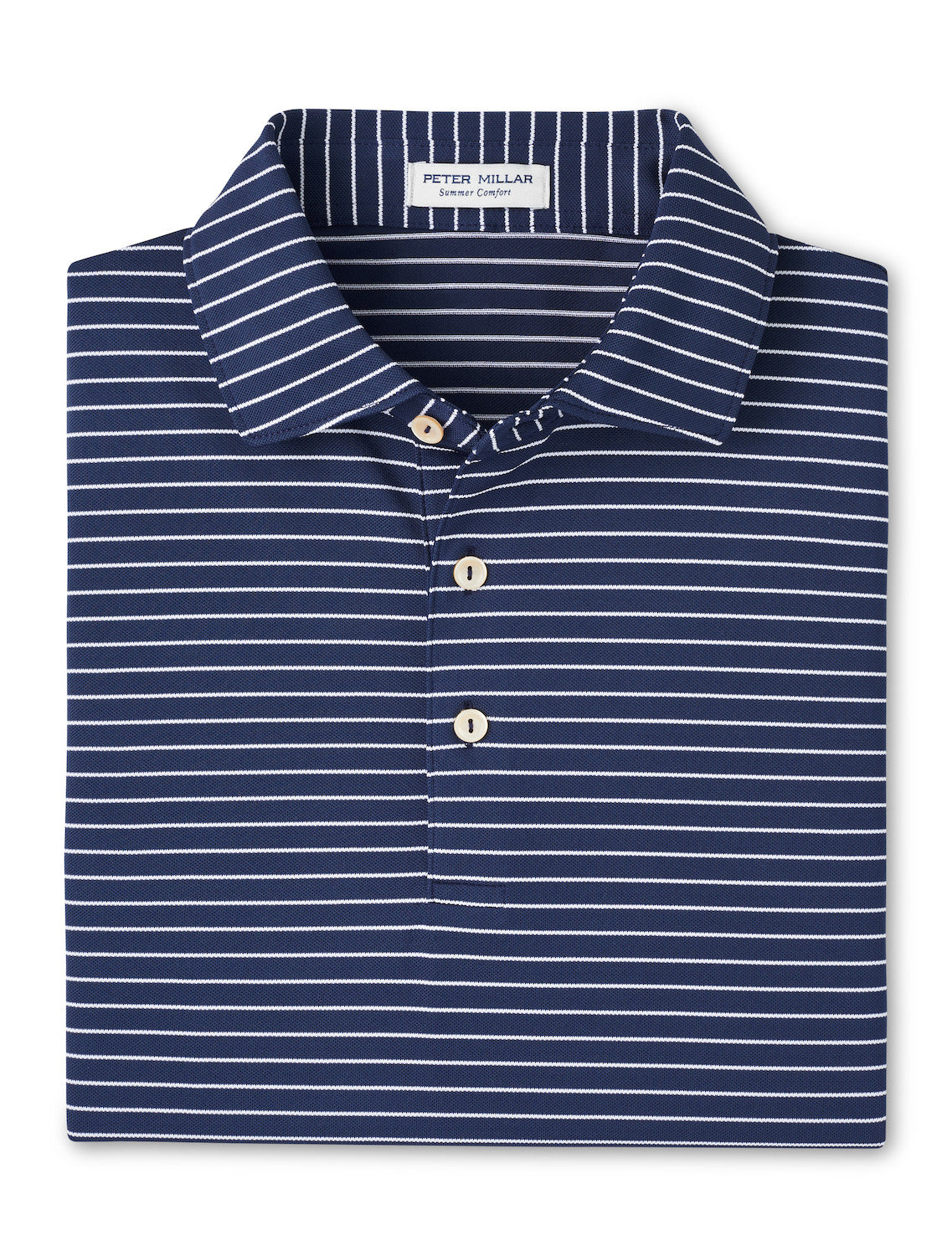  Peter Millar Winston Performance Mesh Polo: Navy