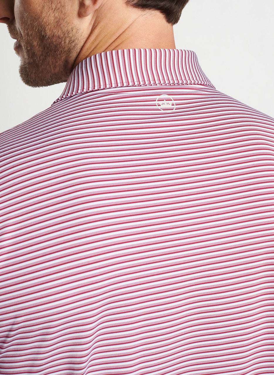  Peter Millar University Of South Carolina Cedar Performance Jersey Polo: Pomegranate