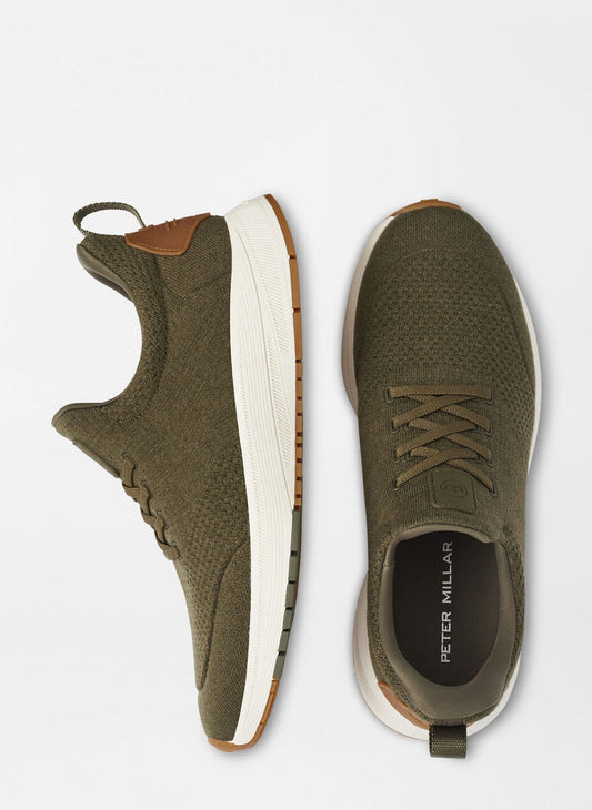  Peter Millar Tellustride Sneaker: Dark Olive
