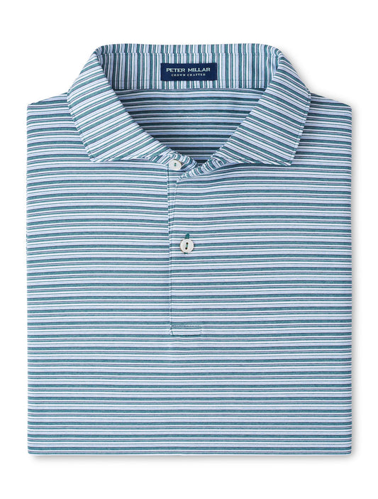  Peter Millar Crown Crafted Chase Performance Jersey Polo: Sherwood