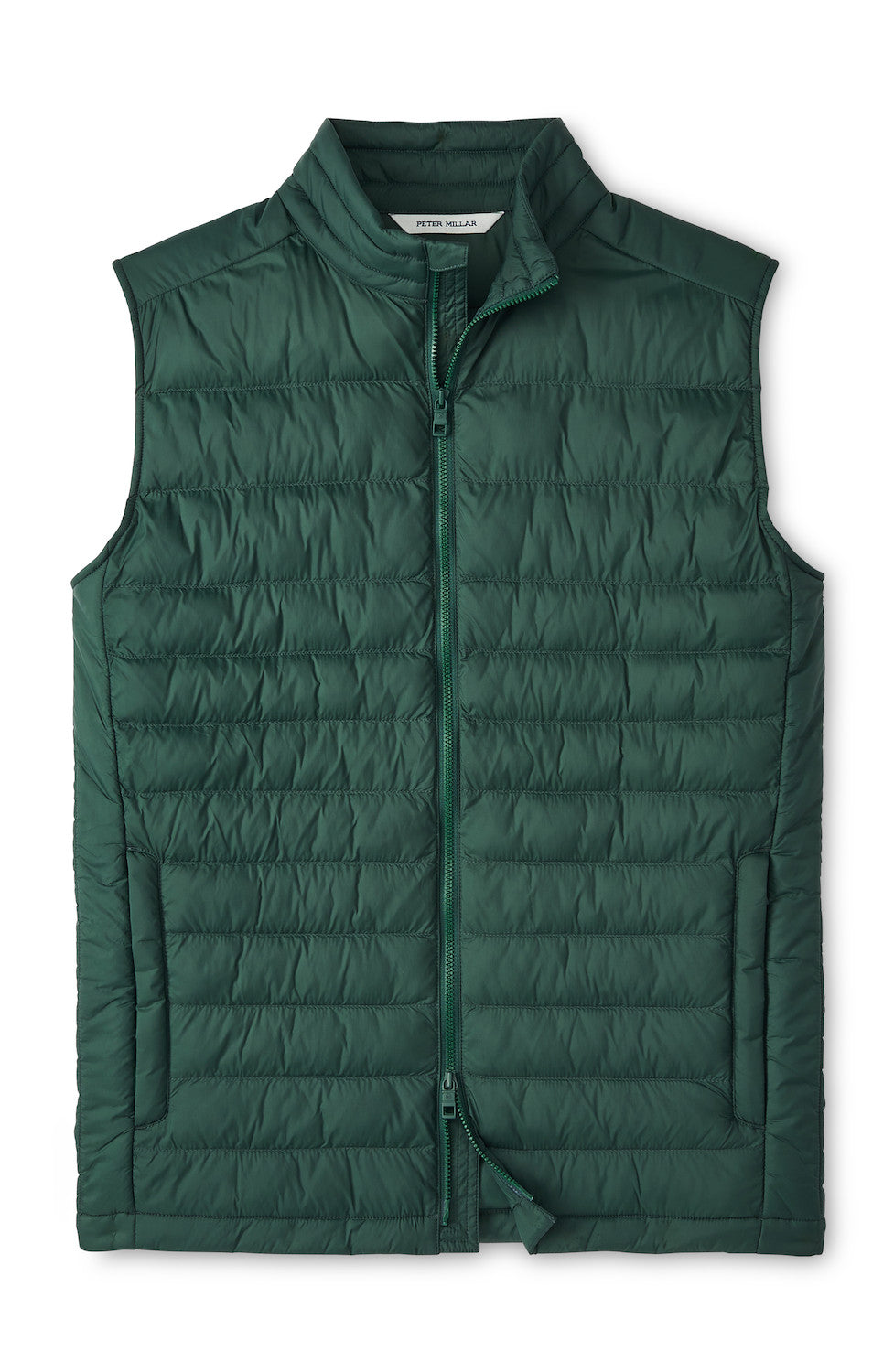  Peter Millar Apex Quilted Vest: Nordic Pine