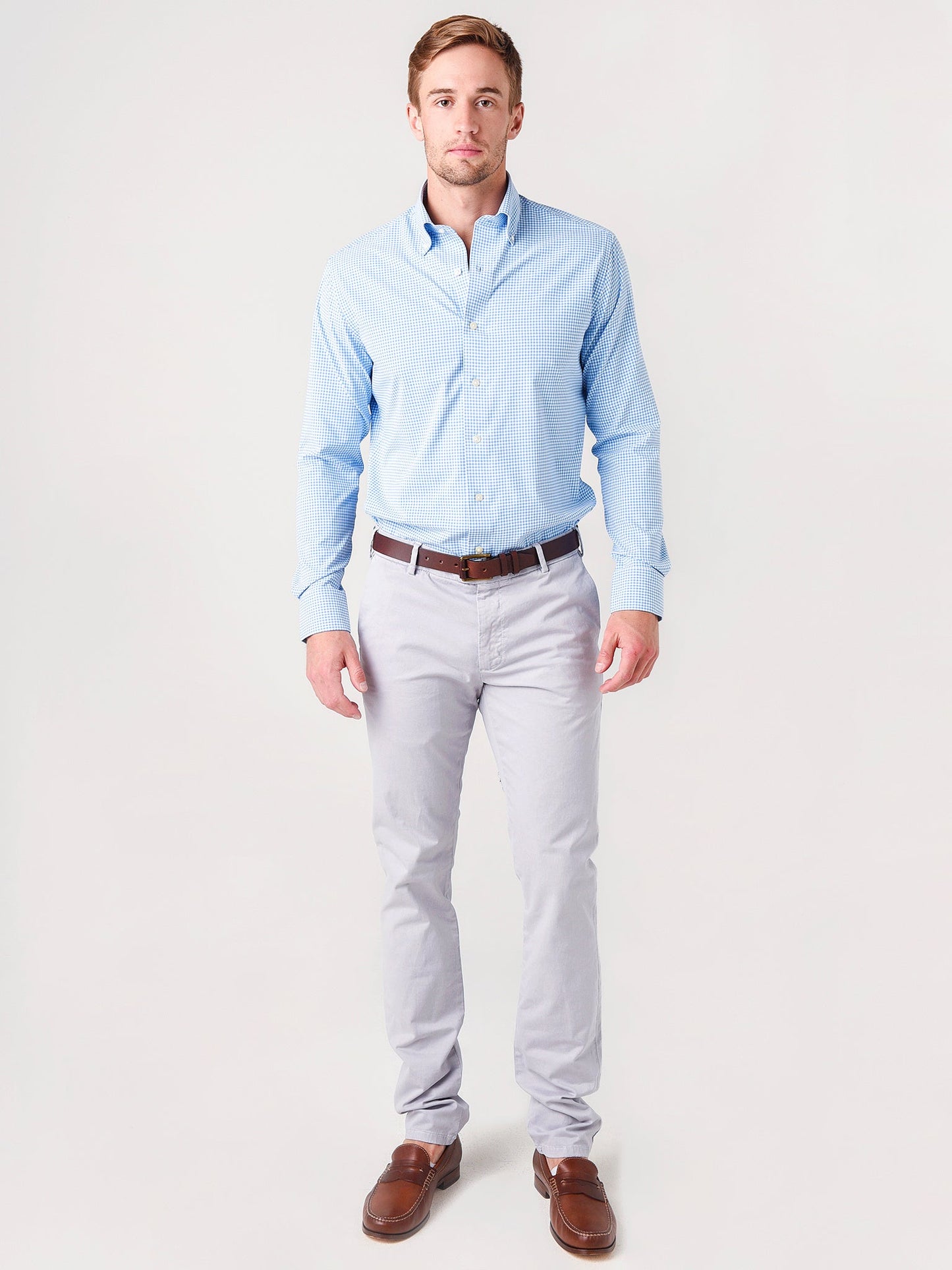  Peter Millar Collection Men's Concorde Garment Dyed Flat-Front Trouser