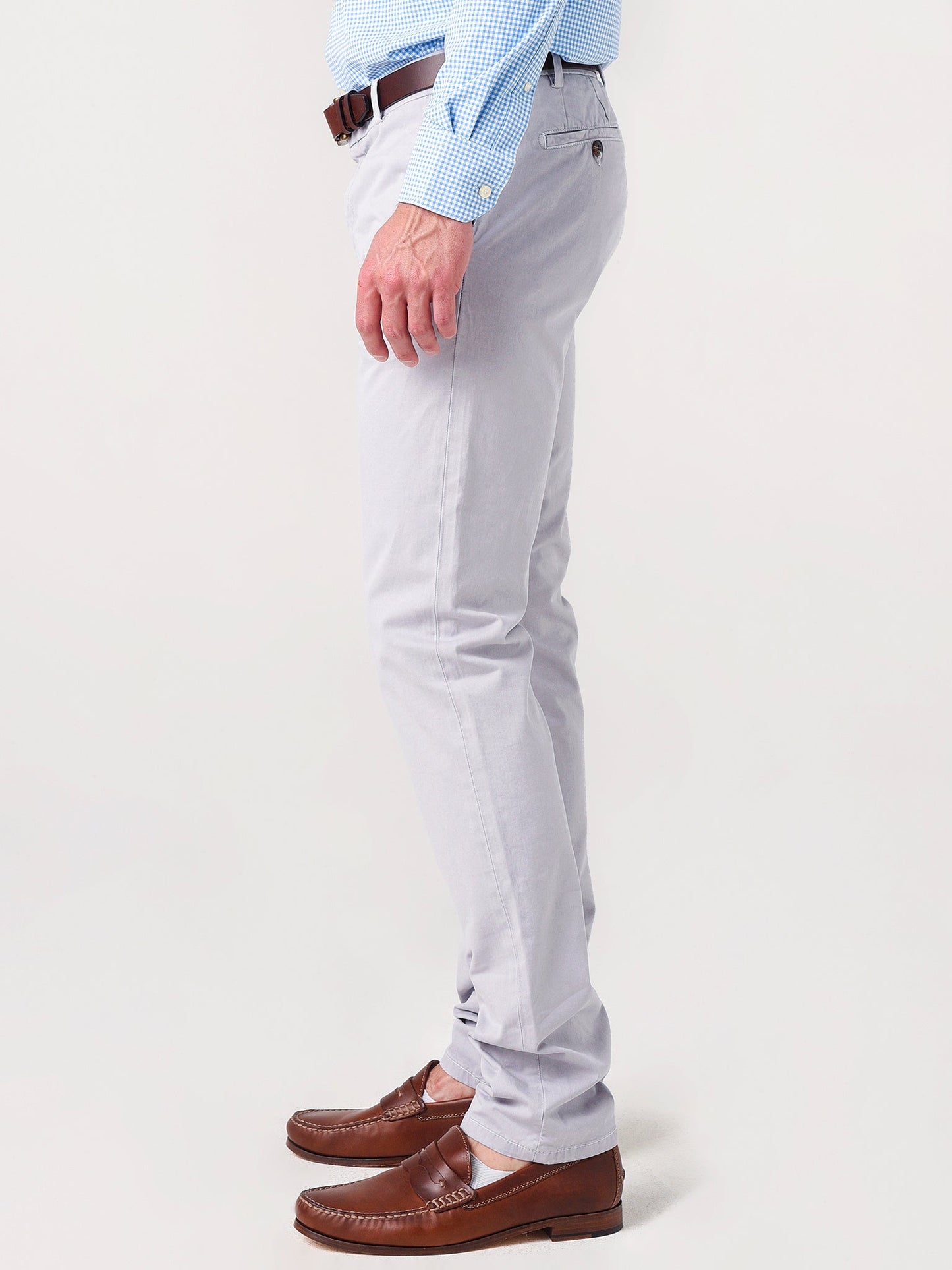  Peter Millar Collection Men's Concorde Garment Dyed Flat-Front Trouser