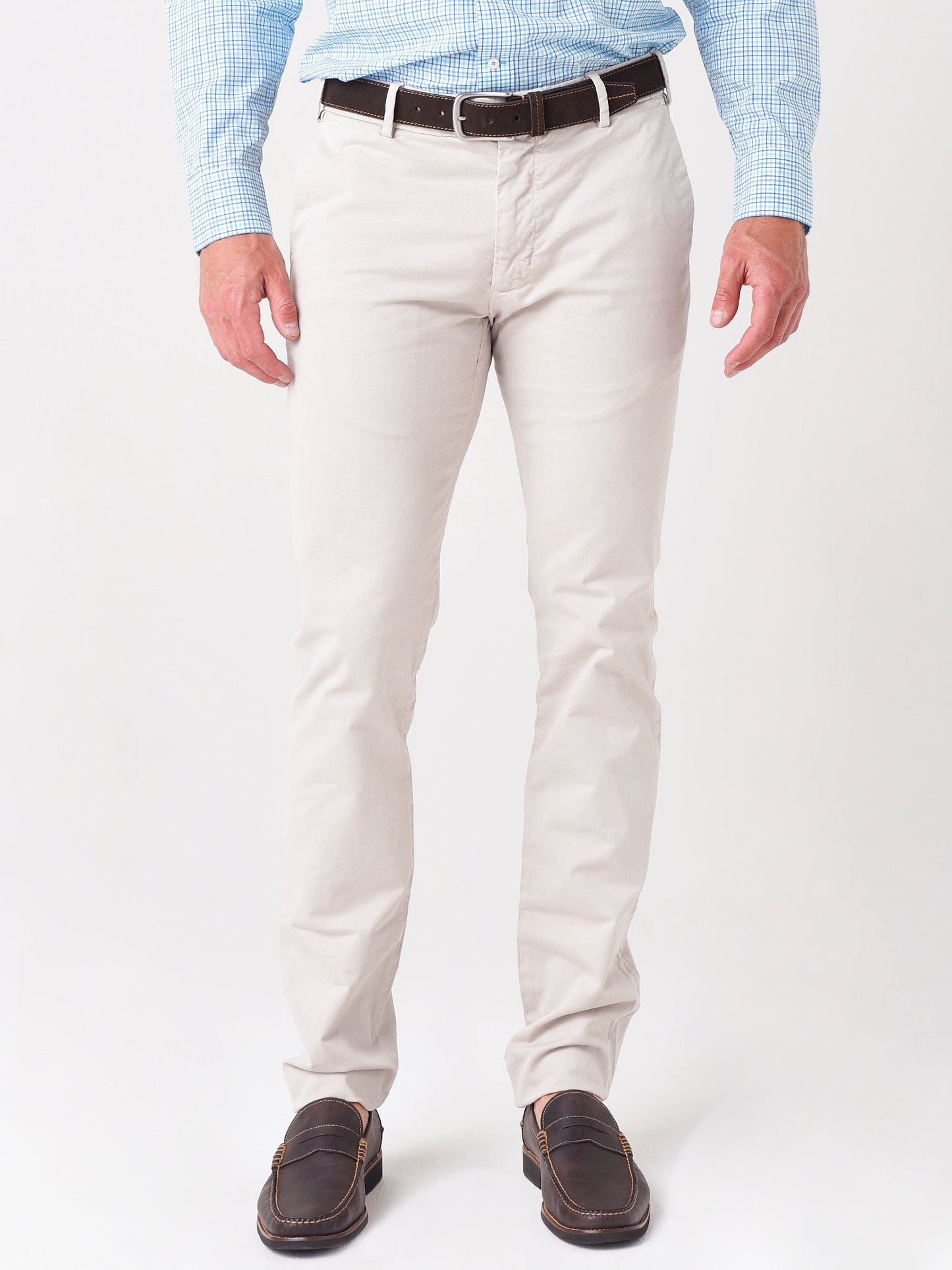  Peter Millar Collection Men's Concorde Garment Dyed Flat-Front Trouser