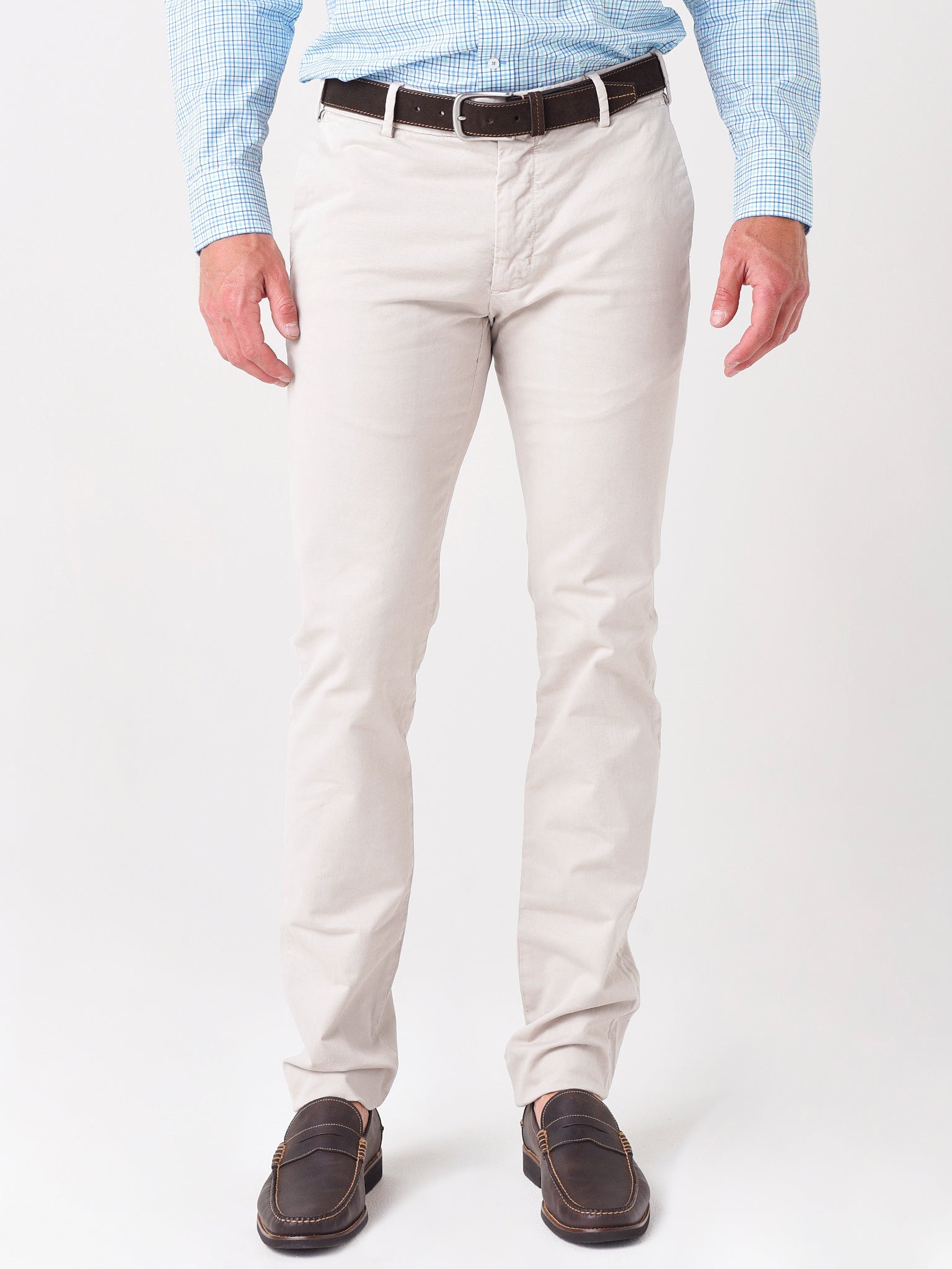  Peter Millar Collection Men's Concorde Garment Dyed Flat-Front Trouser
