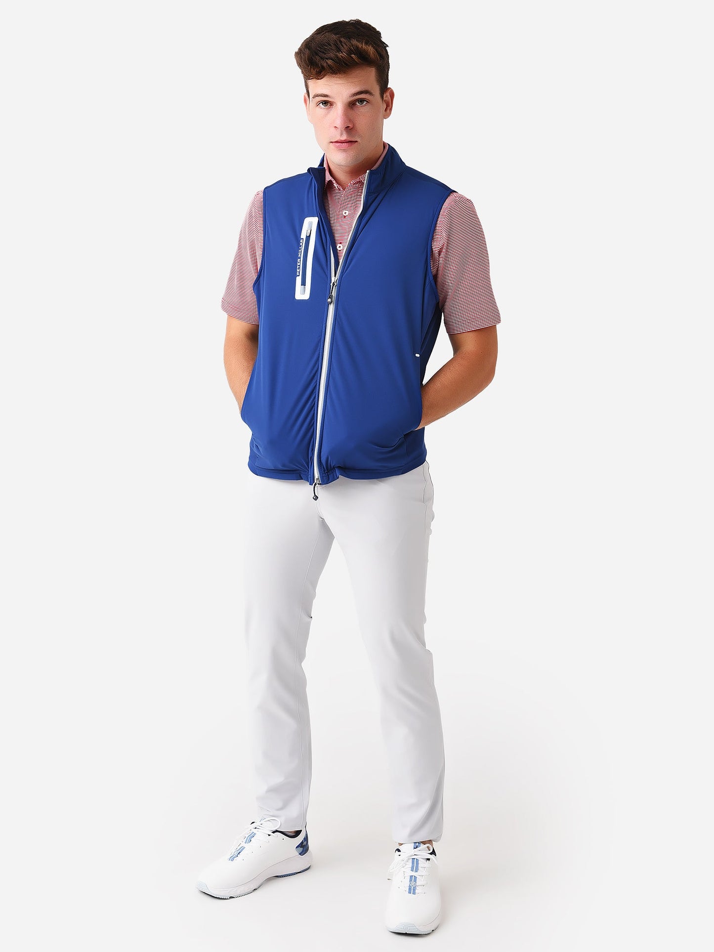  Peter Millar Crown Sport Men's Hyperlight Fuse Hybrid Vest