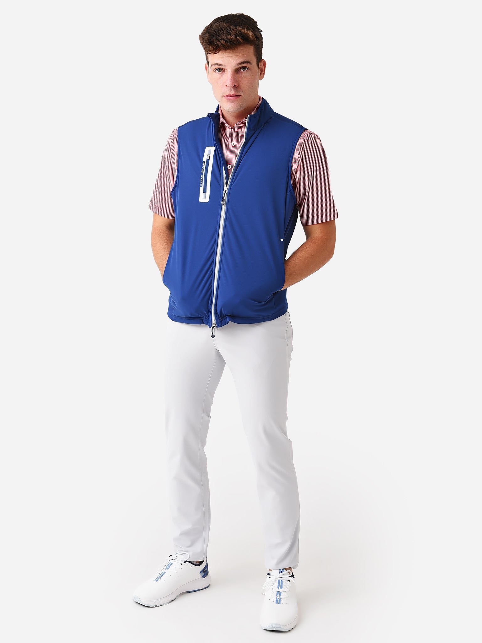  Peter Millar Crown Sport Men's Hyperlight Fuse Hybrid Vest