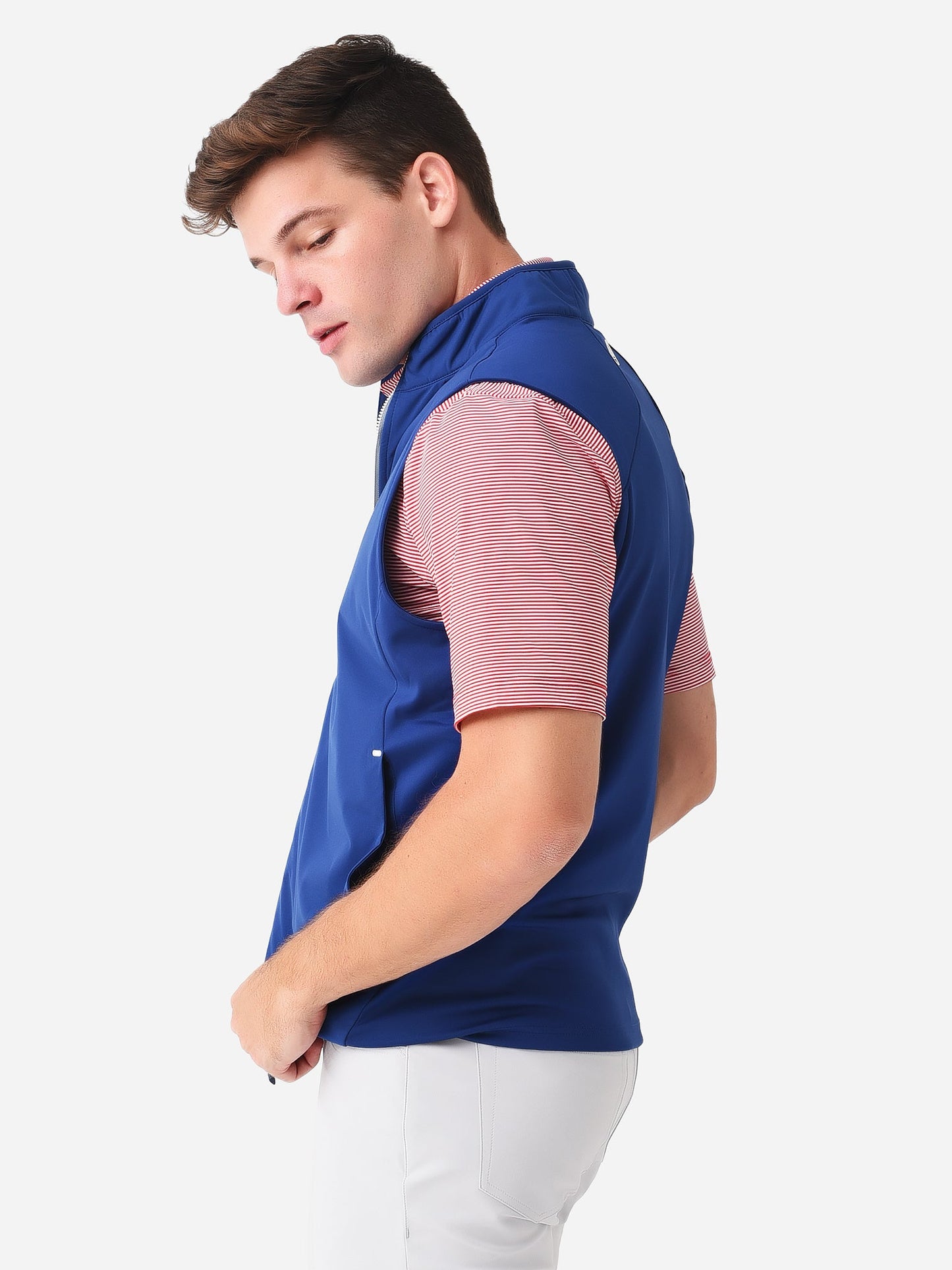  Peter Millar Crown Sport Men's Hyperlight Fuse Hybrid Vest