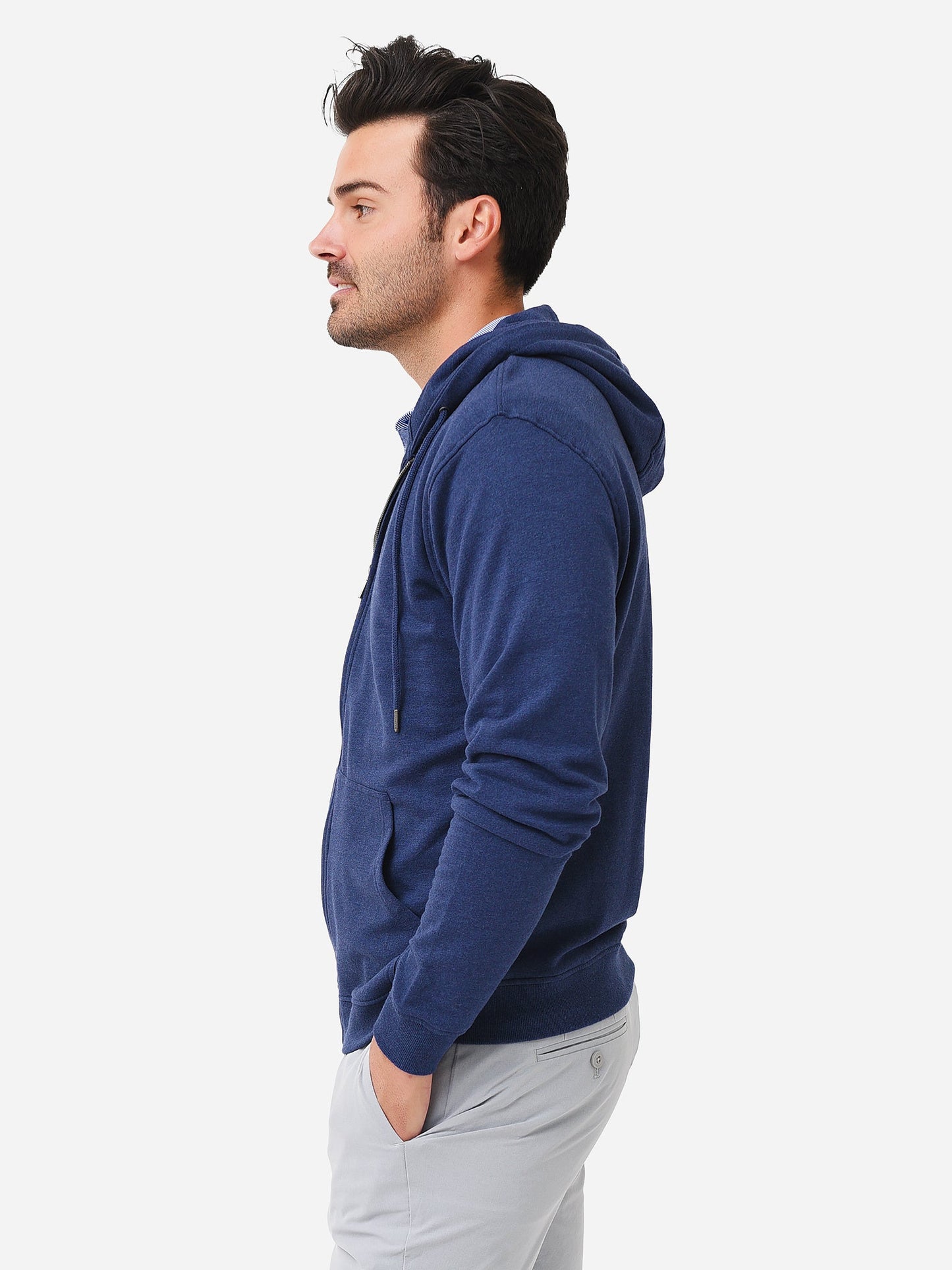  Peter Millar Crown Men's Lava Wash Full-Zip Hoodie