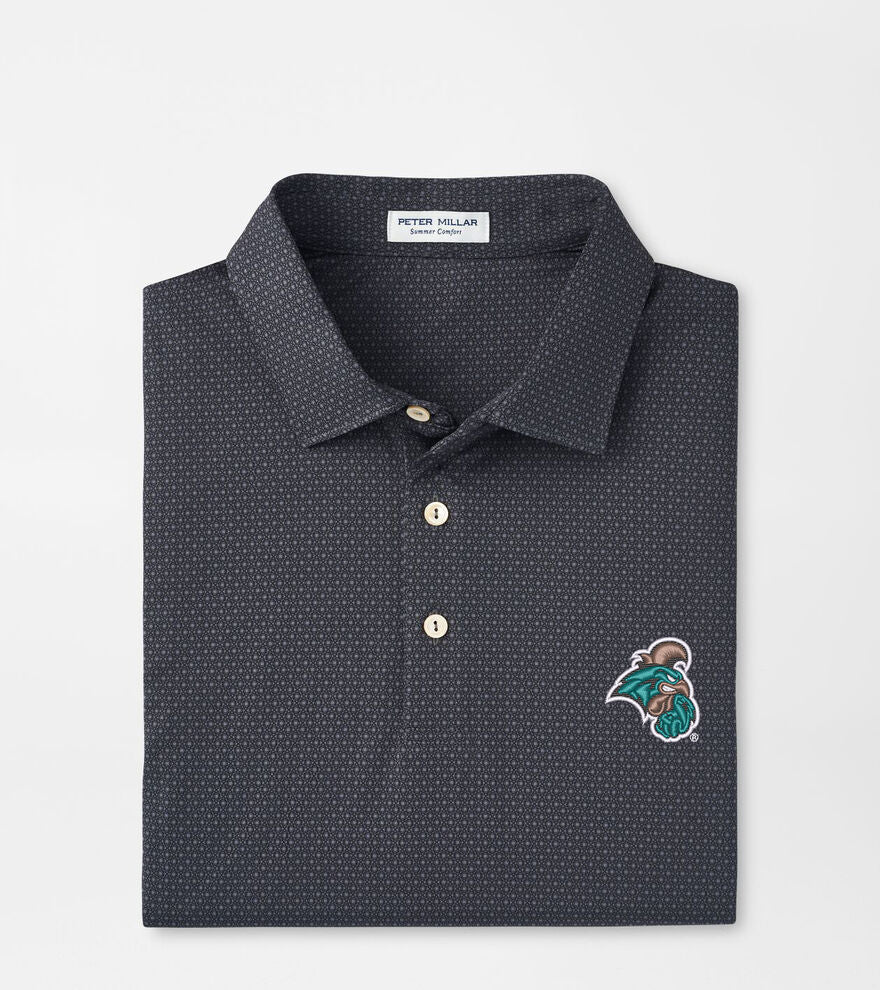  Peter Millar Coastal Carolina Tesseract Performance Jersey Polo: Iron
