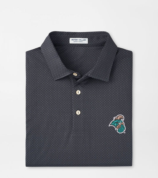  Peter Millar Coastal Carolina Tesseract Performance Jersey Polo: Iron