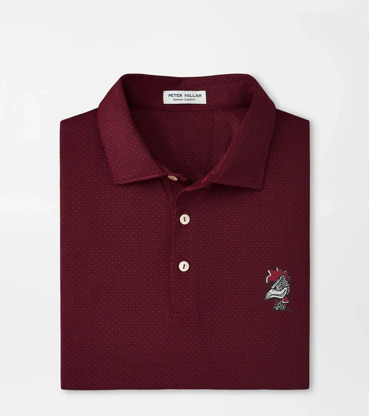  Peter Millar University Of South Carolina Vault Tesseract Performance Jersey Polo: Maroon