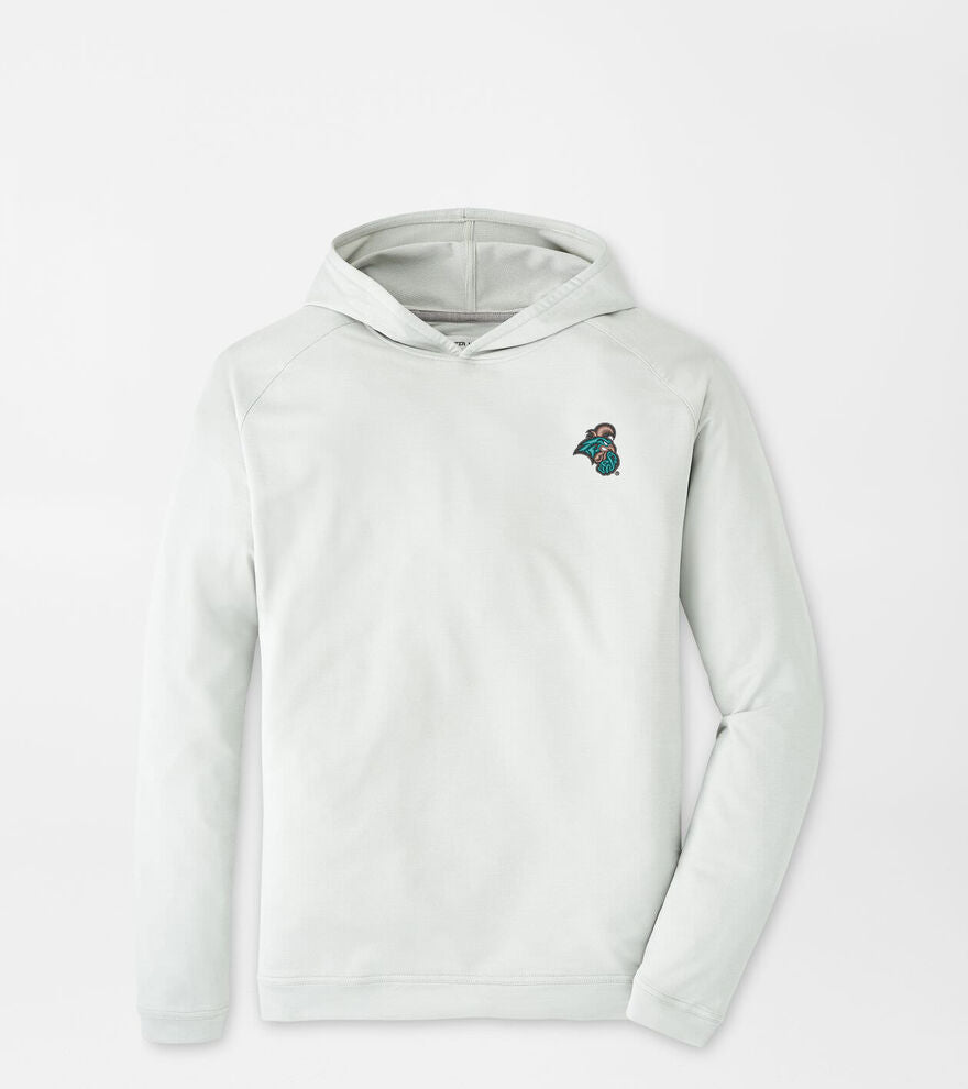  Peter Millar Coastal Carolina Pine Performance Hoodie: British Grey