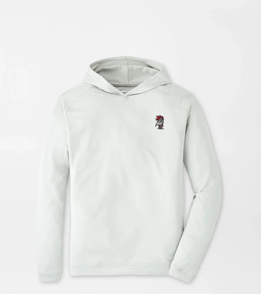  Peter Millar University Of South Carolina "Vault Logo" Pine Performance Hoodie: British Grey