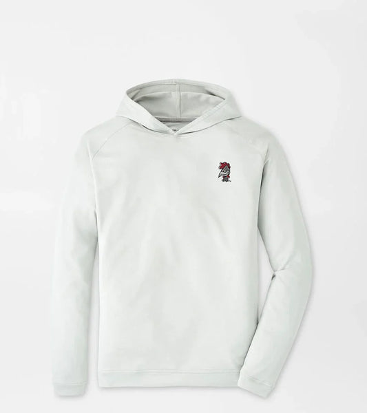  Peter Millar University Of South Carolina "Vault Logo" Pine Performance Hoodie: British Grey