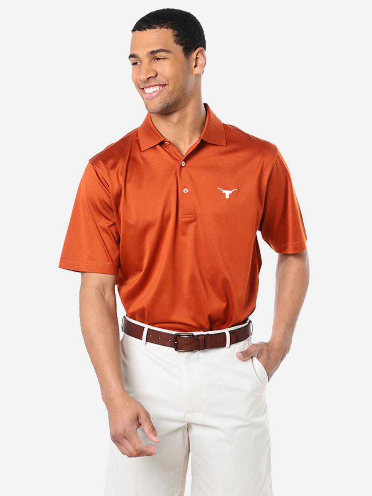  Peter Millar Men's Collegiate Solid Lisle Polo