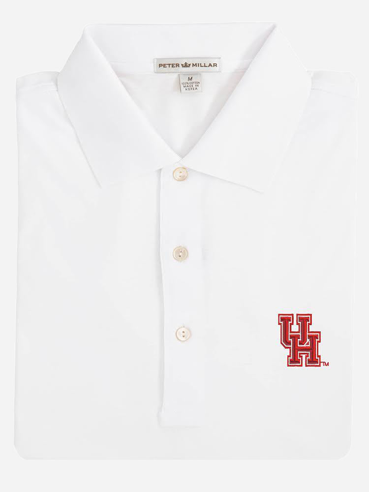  Peter Millar Men's Collegiate Solid Lisle Polo