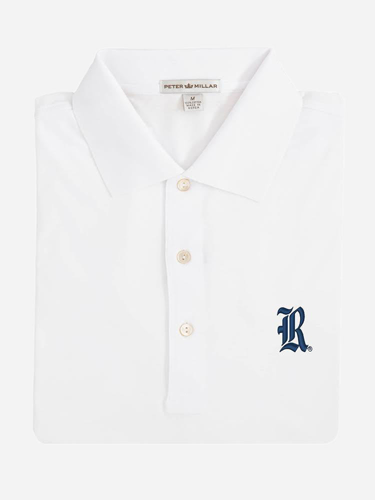 Peter Millar Men's Collegiate Solid Lisle Polo