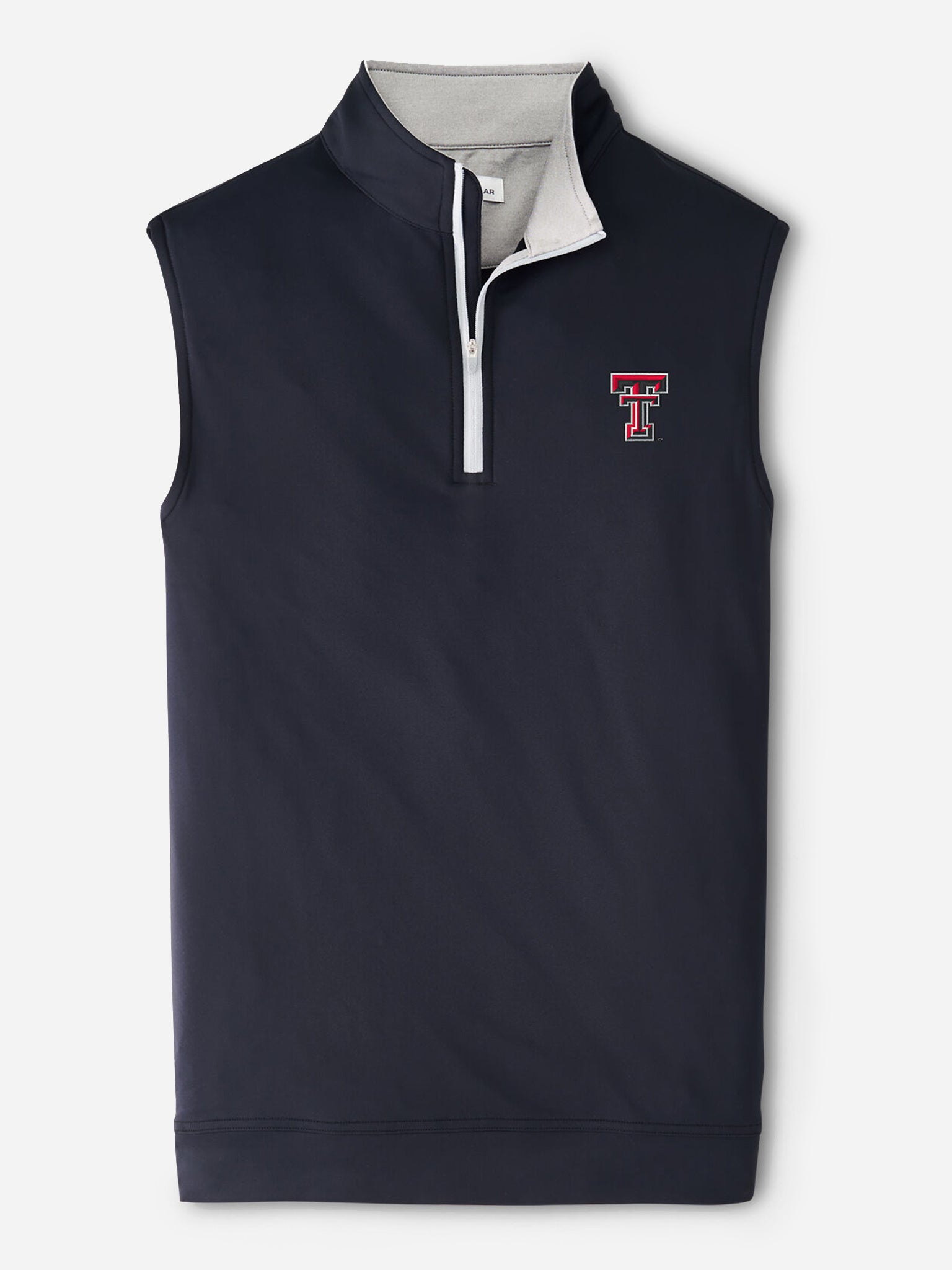  Peter Millar Collegiate Men's Galway Stretch Loop Terry Quarter-Zip Vest