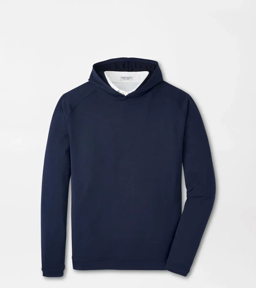  Peter Millar Pine Performance Hoodie: Navy