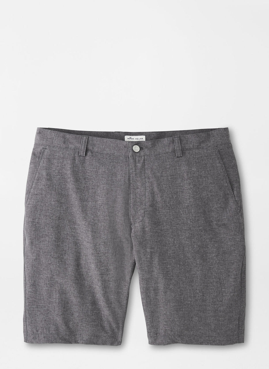  Peter Millar Shackleford Performance Hybrid Short: Iron
