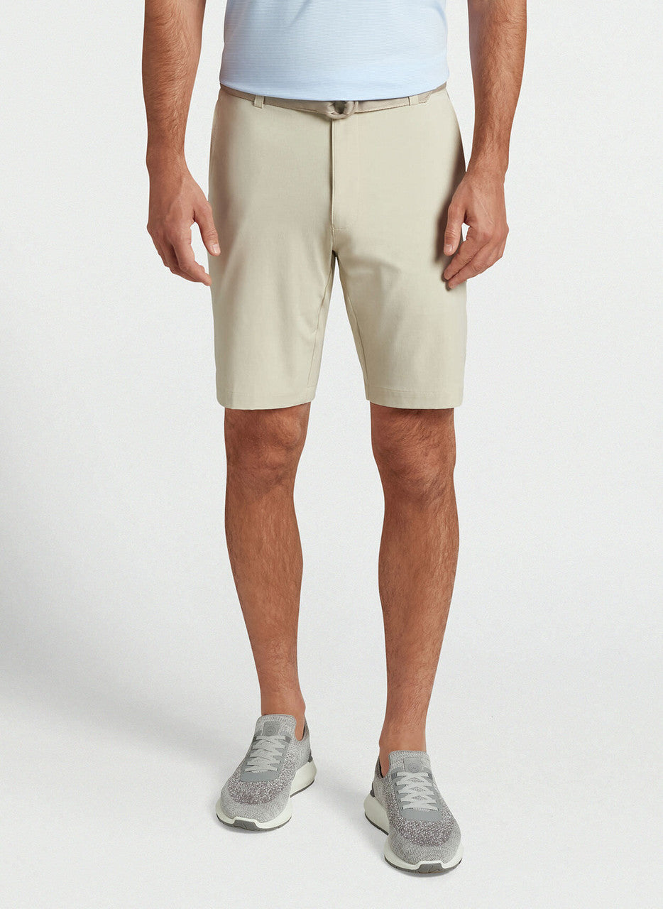  Peter Millar Shackleford Performance Hybrid Short: Sand