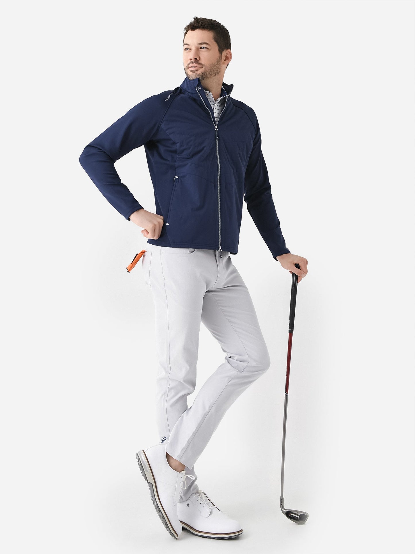  Peter Millar Crown Sport Men's Merge Elite Hybrid Jacket