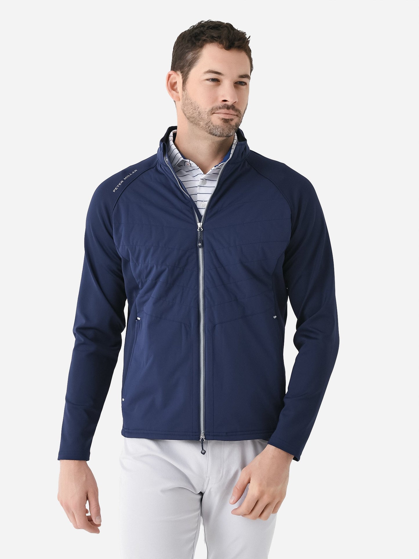  Peter Millar Crown Sport Men's Merge Elite Hybrid Jacket