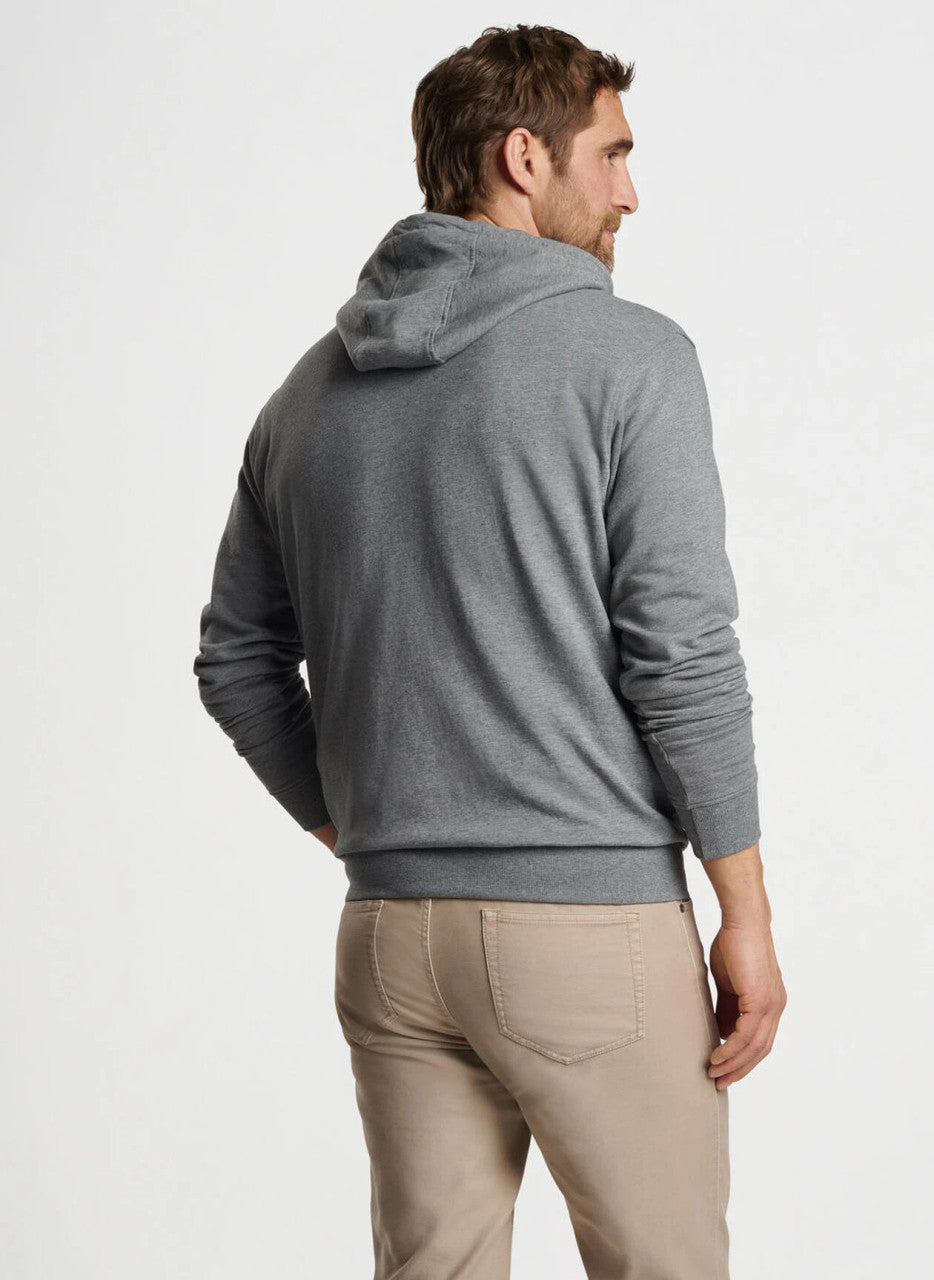  Peter Millar Lava Wash Hoodie: Gale Grey