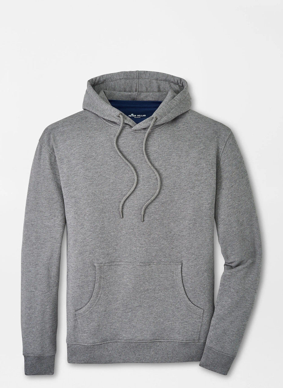  Peter Millar Lava Wash Hoodie: Gale Grey