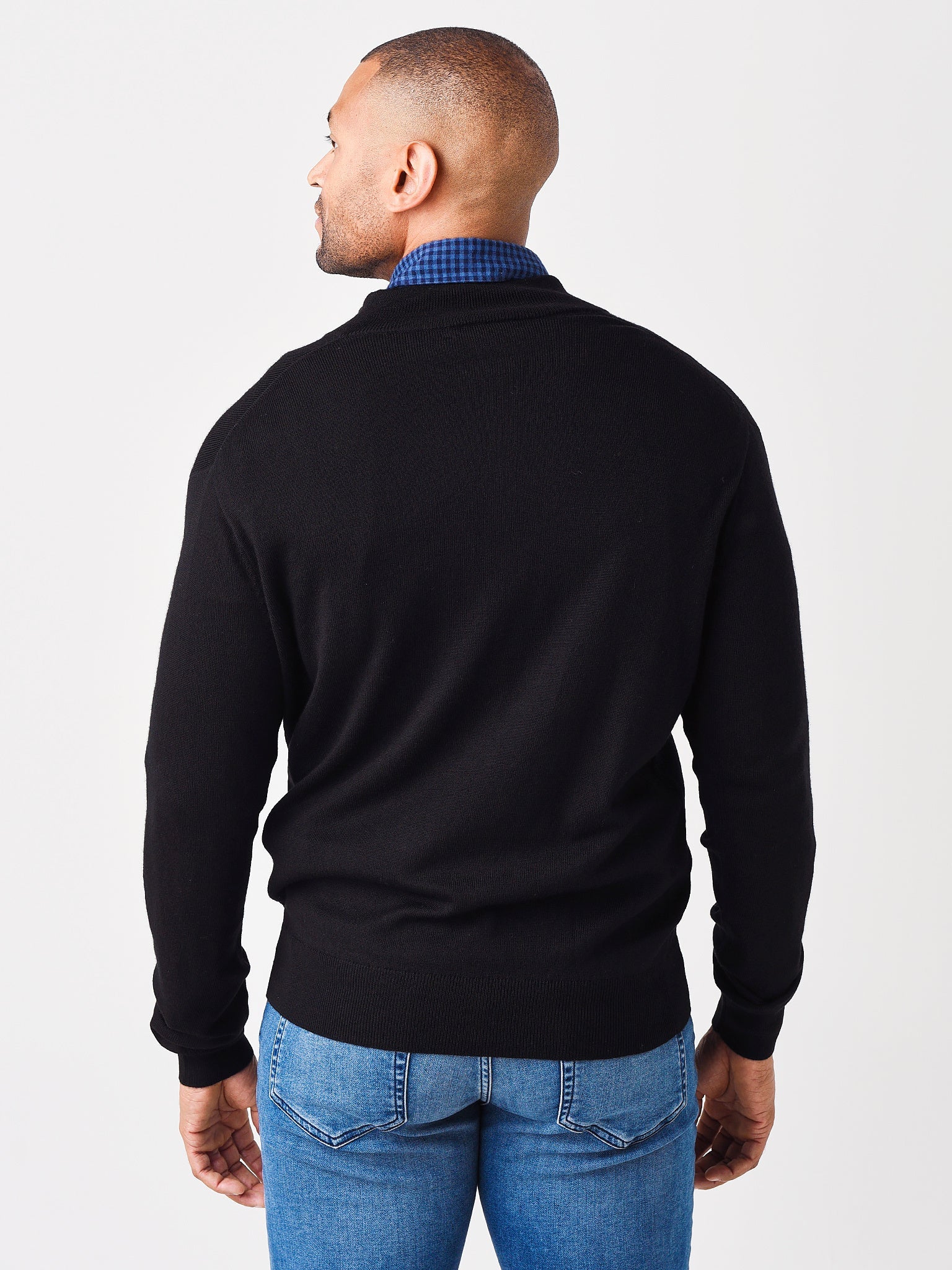  Peter Millar Men's Crown Soft Merino-Silk Quarter-Zip Sweater