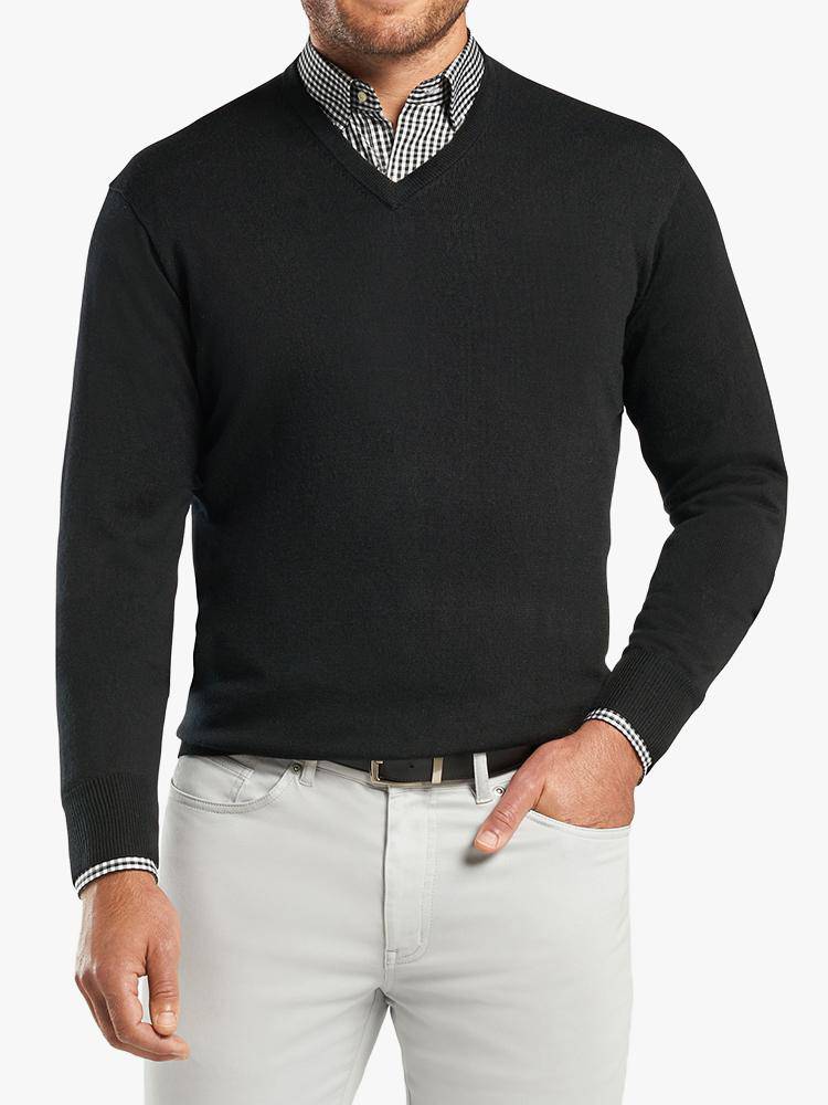  Peter Millar Men's Crown Soft V-Neck Sweater